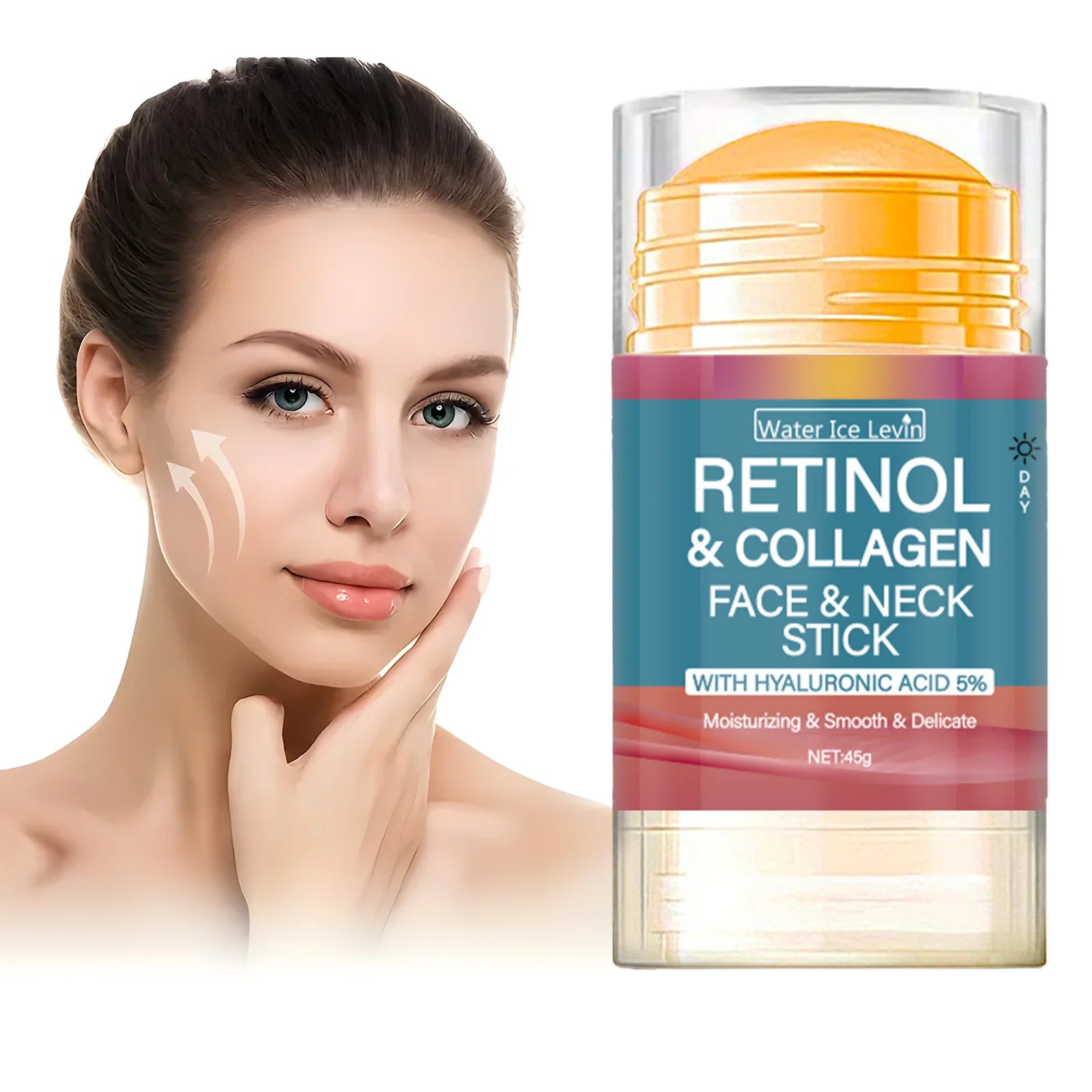 ✨ Zenora Glow™ Retinol Sculpt Stick Lifting Facial &amp; Cuello – Belleza que se siente, firmeza que se nota