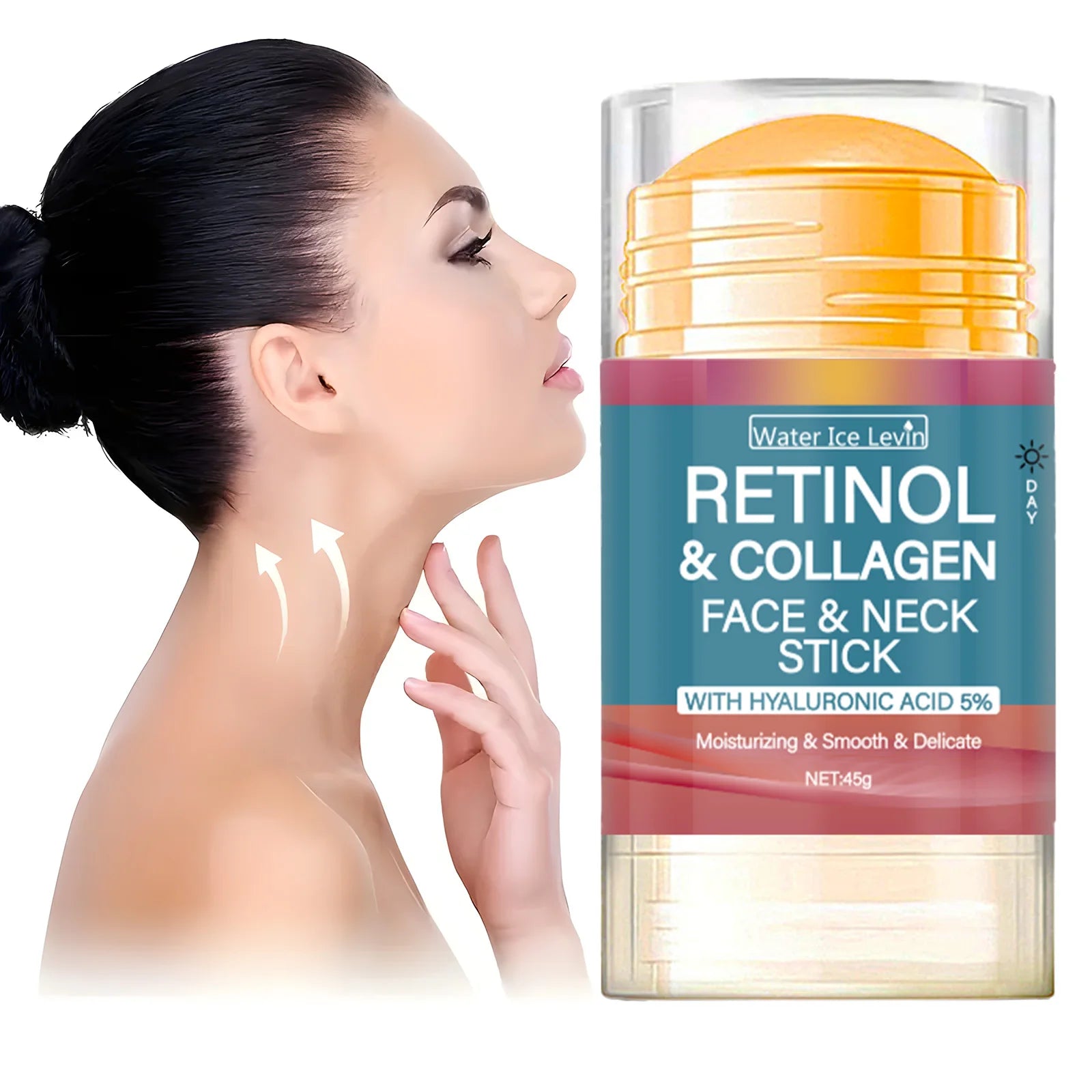 ✨ Zenora Glow™ Retinol Sculpt Stick Lifting Facial &amp; Cuello – Belleza que se siente, firmeza que se nota