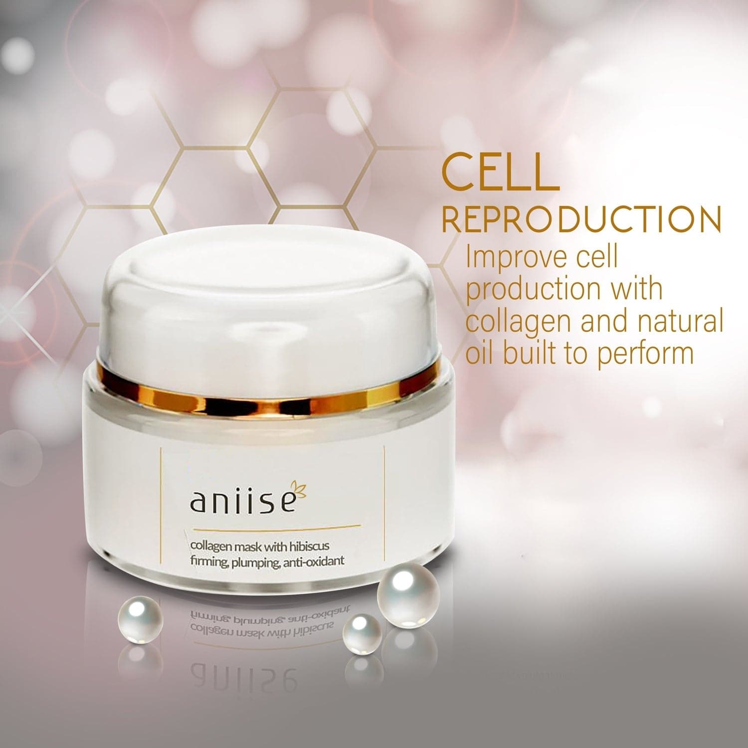 Mascarilla Facial de Colágeno con Hibisco